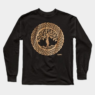 Tree of Life Celtic Yin Long Sleeve T-Shirt